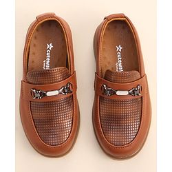 Cute Walk by Babyhug Slip On  Formal Shoes - Brown