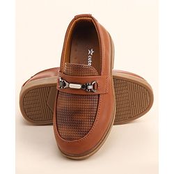Cute Walk by Babyhug Slip On  Formal Shoes - Brown