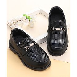 Cute Walk by Babyhug Slip On  Formal Shoes - Black