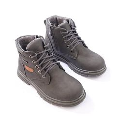 Cute Walk by Babyhug Winter Boots with Lace Up Closure - Grey