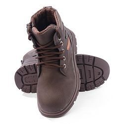 Cute Walk by Babyhug Winter Boots with Lace Up Closure - Brown