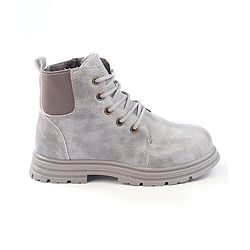 Cute Walk by Babyhug Lace Up  Winter Boots - Grey