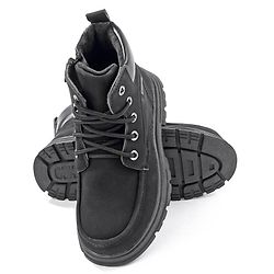 Cute Walk by Babyhug Winter Boots with Lace up Closure - Black
