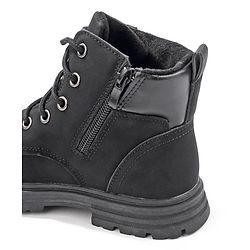 Cute Walk by Babyhug Winter Boots with Lace up Closure - Black