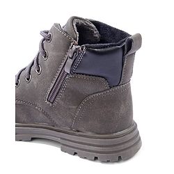 Cute Walk by Babyhug Winter Boots with Lace up Closure - Grey