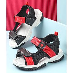 Cute Walk by Babyhug Velcro Closure Sandals - Black