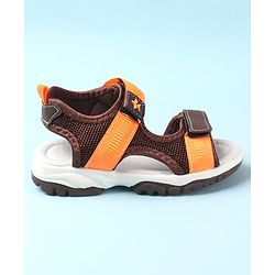Cute Walk by Babyhug Velcro Closure Sandals - Brown