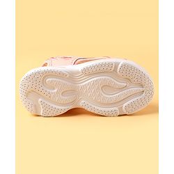 Cute Walk by Babyhug Velcro Closure Sandals With Floral Design - Pink
