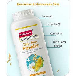 Babyhug Advanced Talc-Free Powder - 100 g