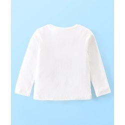 Babyhug Cotton Knit Full Sleeves Night Suit With Simile Print -Multicolor