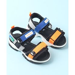 Cute Walk by Babyhug Sandals with Velcro Closure - Blue & Orange