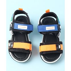 Cute Walk by Babyhug Sandals with Velcro Closure - Blue & Orange