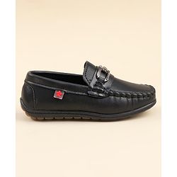 Cute Walk by Babyhug Formal & Party Wear Slip On Shoes - Black