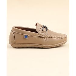 Cute Walk by Babyhug Formal & Party Wear Slip On Shoes - Khaki