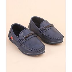 Cute Walk by Babyhug Slip On Loafer Shoes - Blue