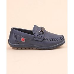 Cute Walk by Babyhug Slip On Loafer Shoes - Blue