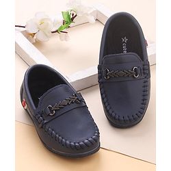 Cute Walk by Babyhug Slip On Loafer Shoes - Blue