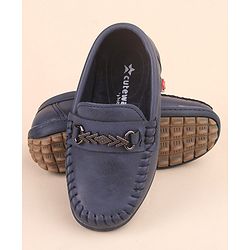 Cute Walk by Babyhug Slip On Loafer Shoes - Blue
