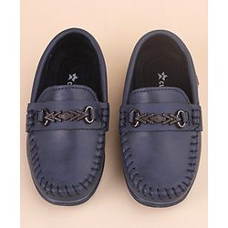 Cute Walk by Babyhug Slip On Loafer Shoes - Blue
