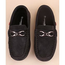 Cute Walk by Babyhug Slip On Party Formal Shoes - Black