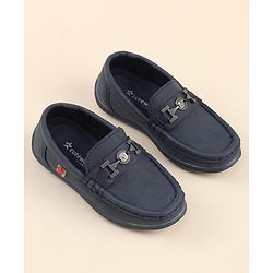 Cute Walk by Babyhug Slip On Formal Loafers - Blue