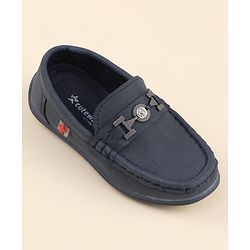 Cute Walk by Babyhug Slip On Formal Loafers - Blue