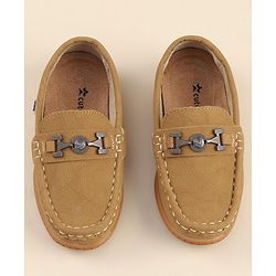 Cute Walk by Babyhug Slip On Formal Loafers - Blue