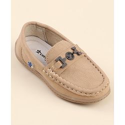 Cute Walk by Babyhug Slip On Formal Loafers - Khaki