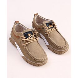 Cute Walk by Babyhug Slip On Loafer Shoes - Green