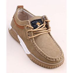 Cute Walk by Babyhug Slip On Loafer Shoes - Green