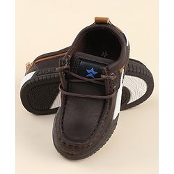 Cute Walk by Babyhug Slip On Loafer Shoes - Dark Brown