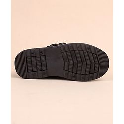 Cute Walk by Babyhug Slip On Formal & Party Wear Shoes with Buckle Closure - Black