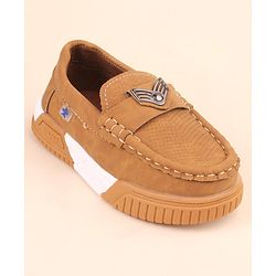 Cute Walk by Babyhug Slip On Loafers - Brown