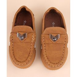 Cute Walk by Babyhug Slip On Loafers - Brown