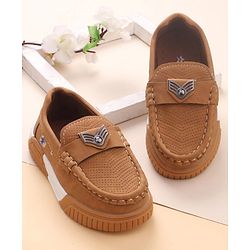 Cute Walk by Babyhug Slip On Loafers - Brown