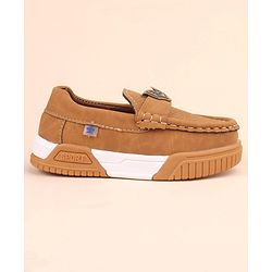 Cute Walk by Babyhug Slip On Loafers - Brown