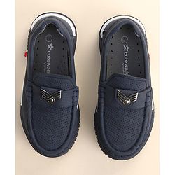 Cute Walk by Babyhug Slip On Loafers - Blue