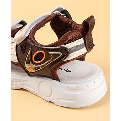 Cute Walk by Babyhug Sandals with Velcro Closure - Brown