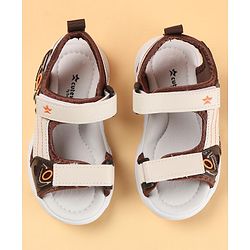 Cute Walk by Babyhug Sandals with Velcro Closure - Brown