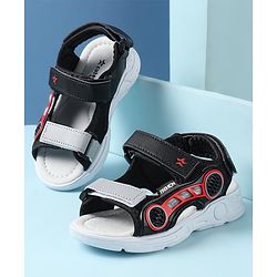 Cute Walk by Babyhug Sandals with Velcro Closure - Black