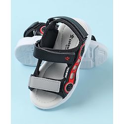 Cute Walk by Babyhug Sandals with Velcro Closure - Black