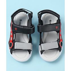 Cute Walk by Babyhug Sandals with Velcro Closure - Black