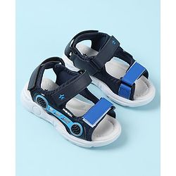 Cute Walk by Babyhug Sandals with Velcro Closure - Black