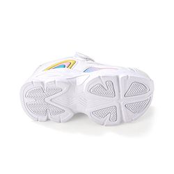 Cute Walk by Babyhug Velcro Closure Sneakers  - White & Blue