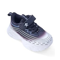 Cute Walk by Babyhug Sneaker with Velcro Closure - White & Black