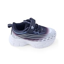 Cute Walk by Babyhug Sneaker with Velcro Closure - White & Black
