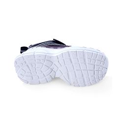 Cute Walk by Babyhug Sneaker with Velcro Closure - White & Black