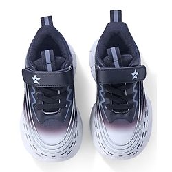 Cute Walk by Babyhug Sneaker with Velcro Closure - White & Black