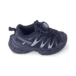Cute Walk by Babyhug Sneaker with Lace up Closure - Black