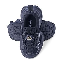 Cute Walk by Babyhug Sneaker with Lace up Closure - Black